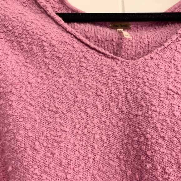 Free People v-neck balloon sleeve sweater - Picture 2 of 4